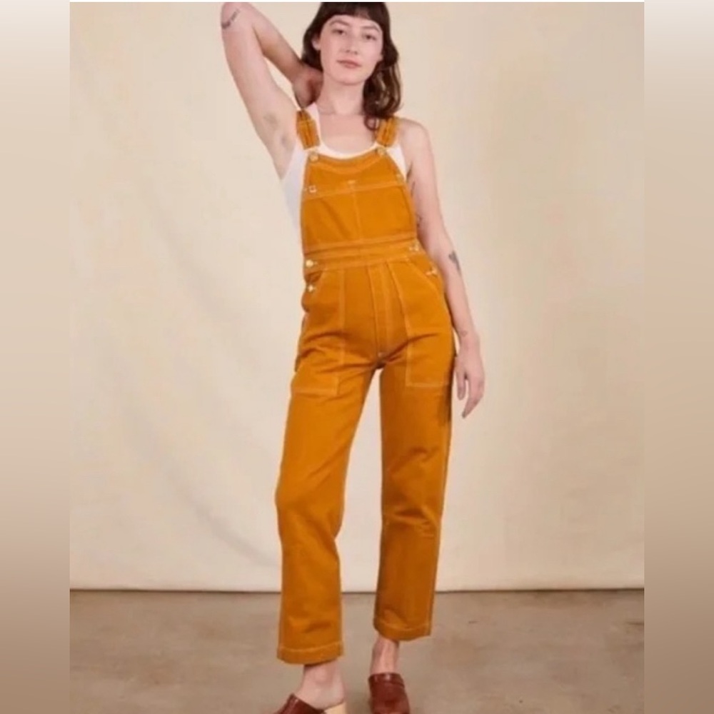Big Bud Press Overalls size SMALL spicy mustard - Picture 2 of 8